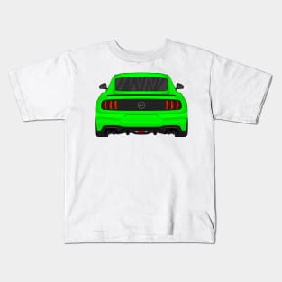 MUSTANG GT LIME Kids T-Shirt